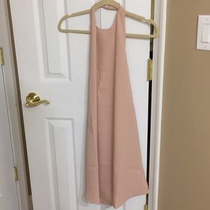 NWT medium halter light pink dress